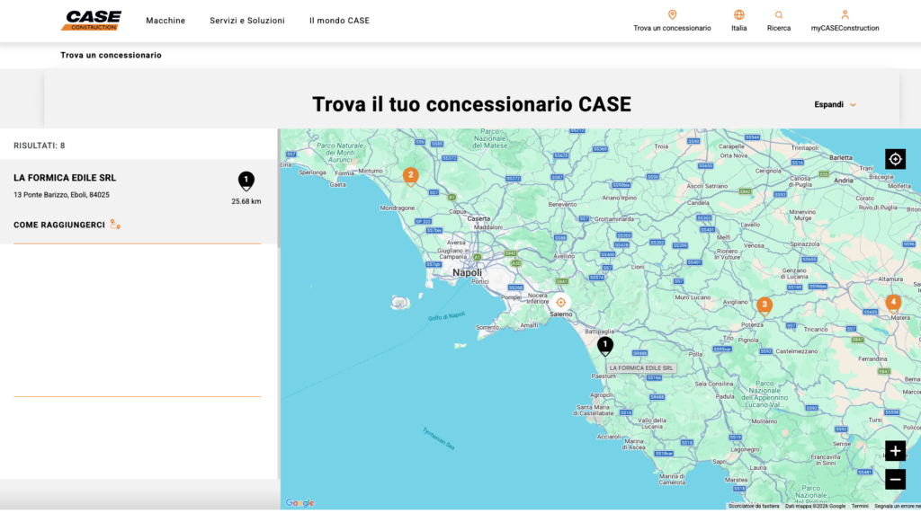 concessionaria case salerno